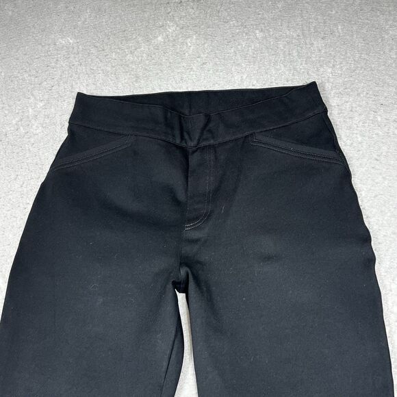 Spanx Pants Womens Sz PM Black The Perfect Pant Ankle Backseam Skinny Leggings - Picture 2 of 12